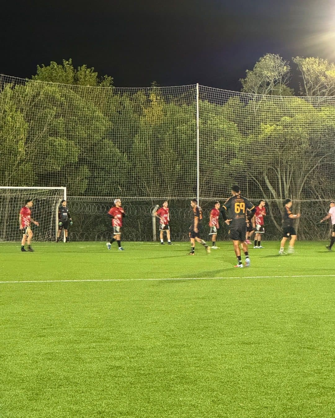 Equipos y público en La Noche del F7 de la Copa Nogales